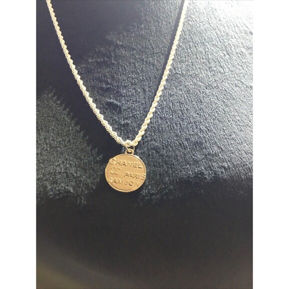 Fashion Chnl Ambon Charm On 26” .925 Silver Rope Necklace GUC - Picture 2 of 7